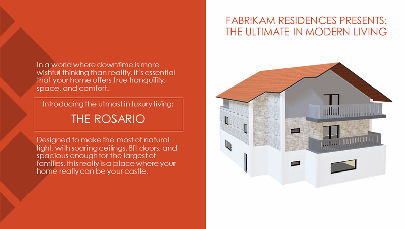 Fabrikam Residences - The ultimate in modern living Fabrikam Residences - The ultimate in modern living
