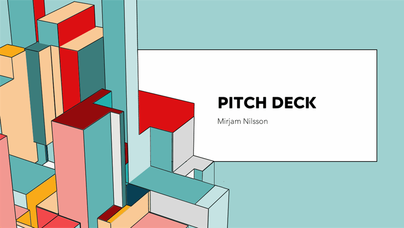 Architecture pitch deck