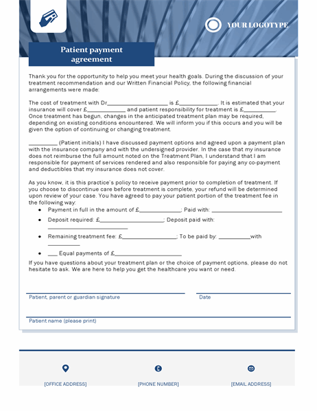 Patient payment agreement healthcare Patient payment agreement healthcare