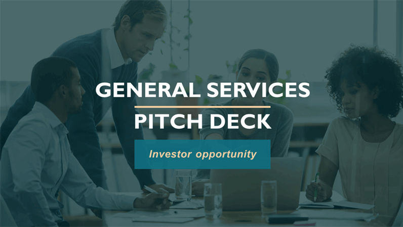Professional services pitch deck