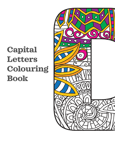 Capital letters colouring book Capital letters colouring book