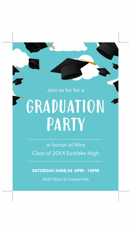 Graduation invitations