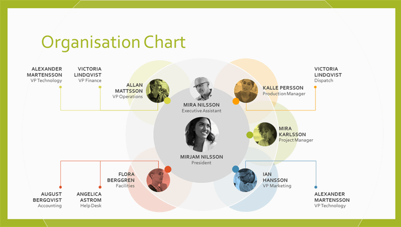 Team organisation chart