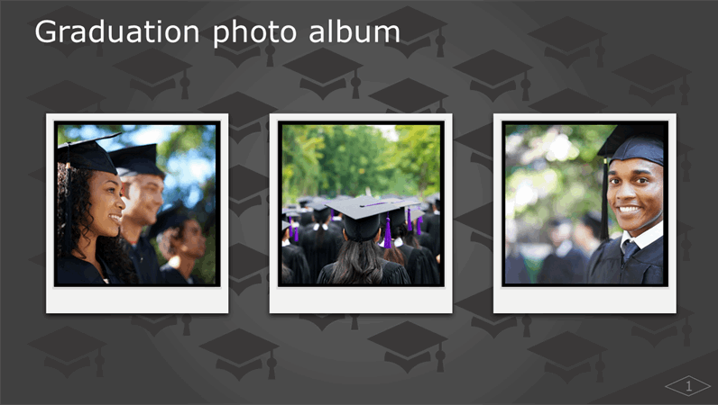 Graduation photo album