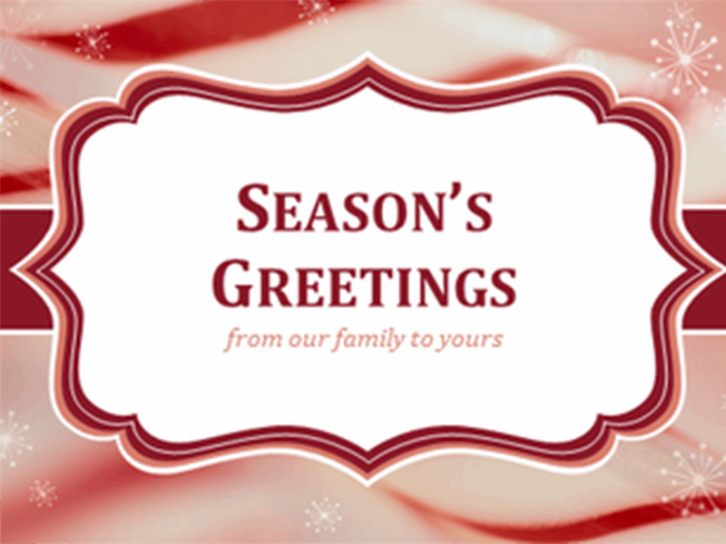 Candy cane swirls Christmas cards (2 per page) Candy cane swirls Christmas cards (2 per page)