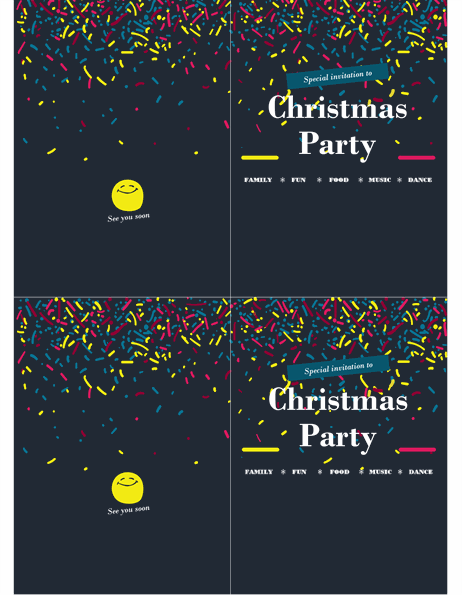 Christmas party invitation