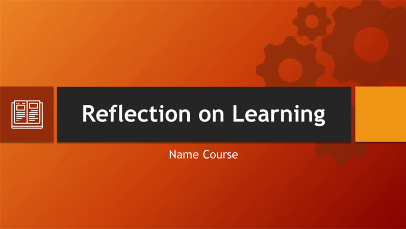 Reflection on learning 