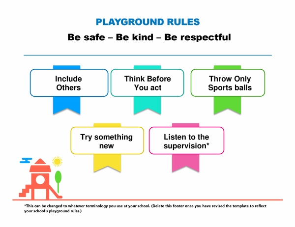 Playground rules