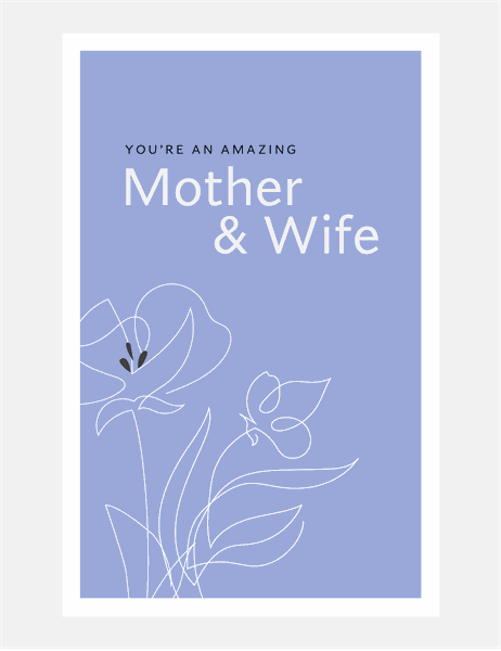 Graceful Mother's Day card