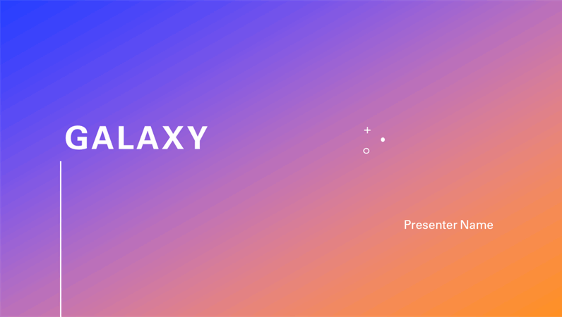 Galaxy presentation