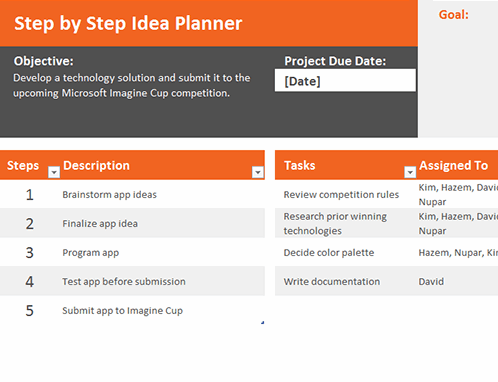 Idea planner