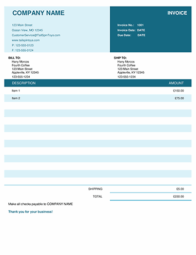 31+ Basic Invoice Template Pictures
