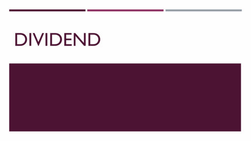 Dividend Dividend