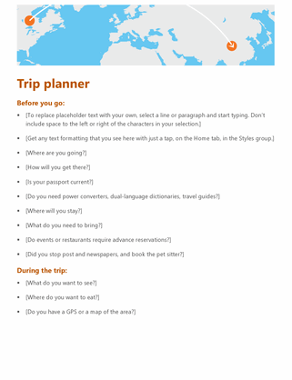 Trip planner
