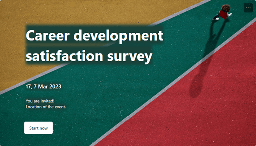 Career development satisfaction survey