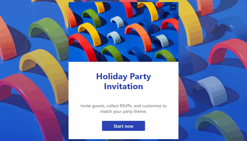 Holiday party invitation