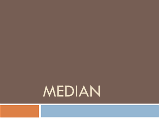 Median