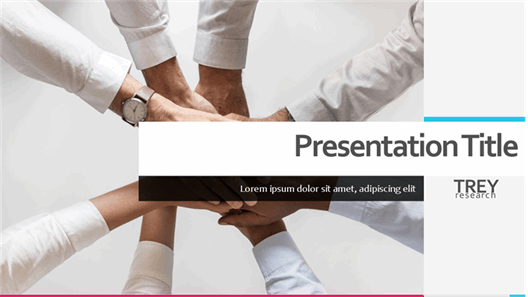 Bright business presentation