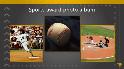 Sports award photo album