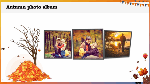 Autumn photo album