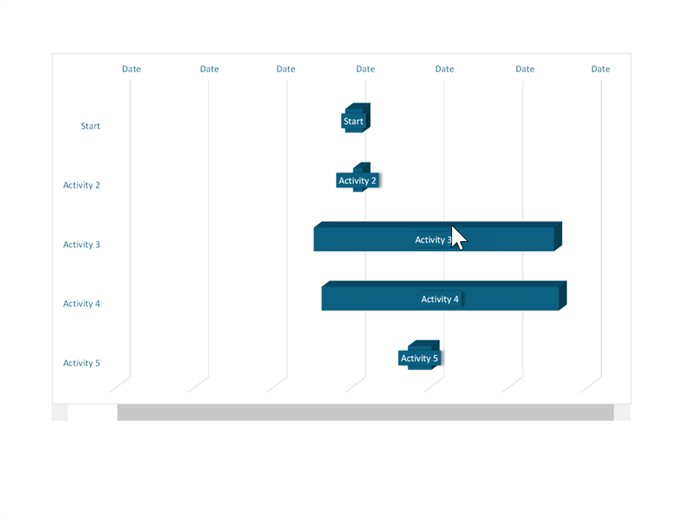 Gantt project chart Gantt project chart