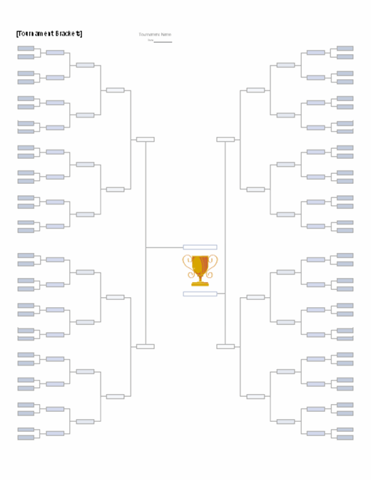 10 64 Team Bracket Template Template Guru