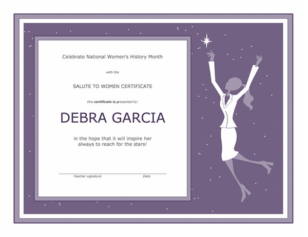 Worlds Best Award Certificate