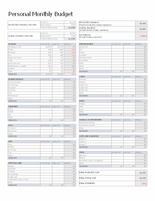 Editable Monthly Budget Template from binaries.templates.cdn.office.net