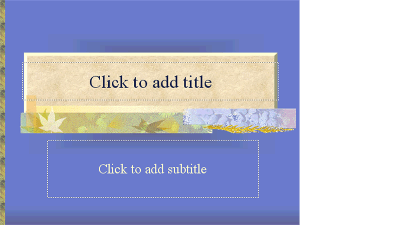 Nature design slides