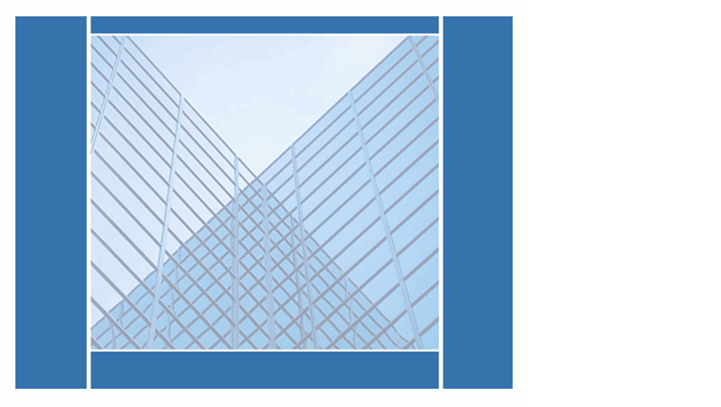 Mirrored buildings design template