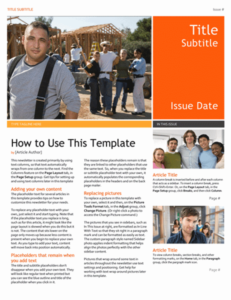 Newsletter Template Microsoft Word from binaries.templates.cdn.office.net