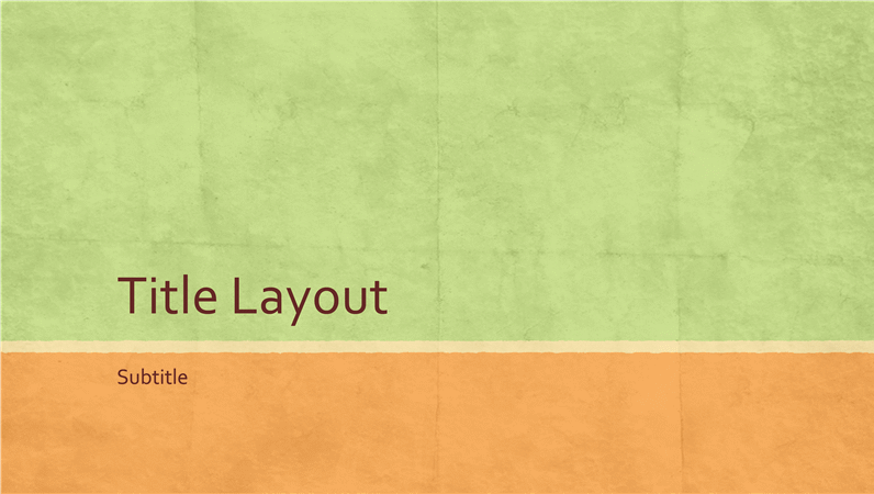 Earth tone presentation (widescreen) Earth tone presentation (widescreen)