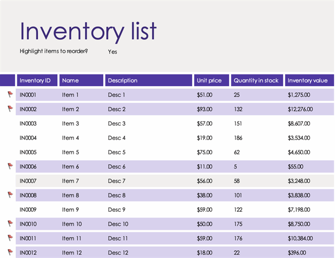 best way to keep inventory for small business free