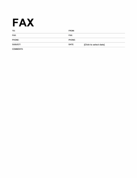 Fax Covers Office Com