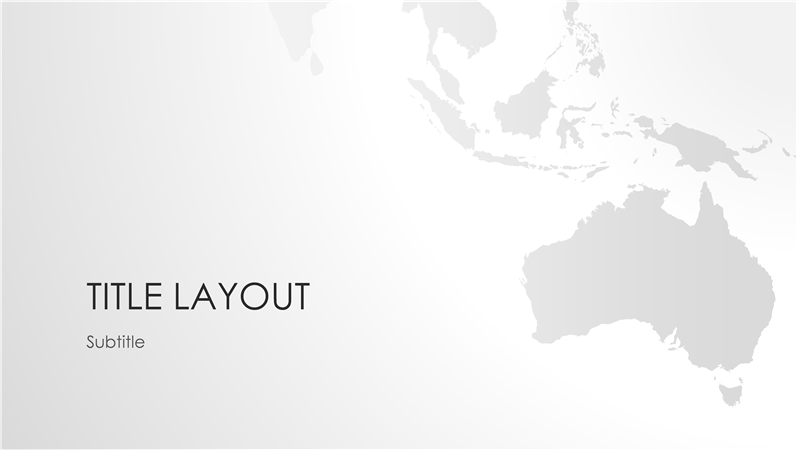 World maps series, Australian continent presentation (widescreen) World maps series, Australian continent presentation (widescreen)