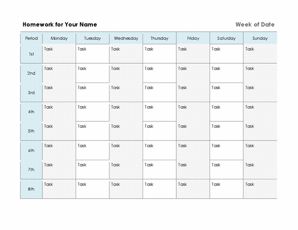 Homework Schedule Template from binaries.templates.cdn.office.net