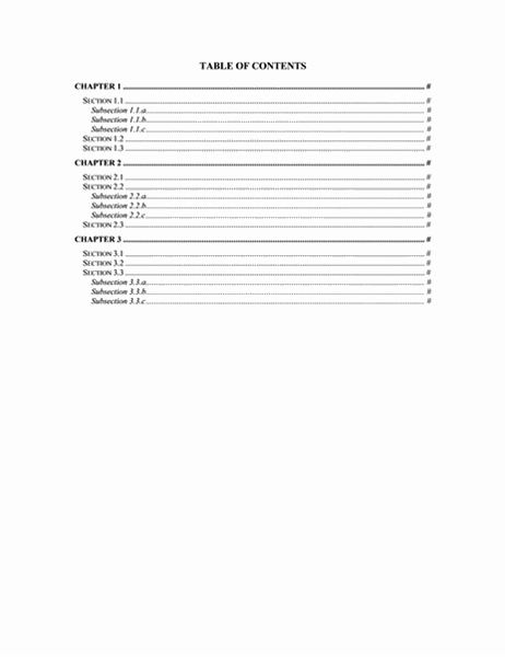 Table Of Contents Template Word 2016 from binaries.templates.cdn.office.net