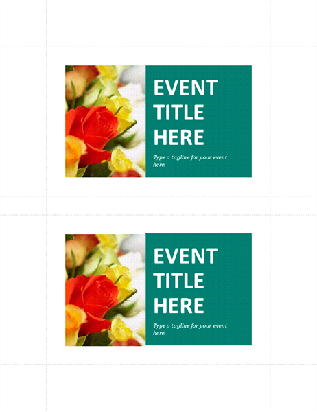 Promotional postcards (2 per page) Promotional postcards (2 per page)