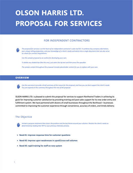  Sample Proposal Letter For Food Services Food Services Proposal 