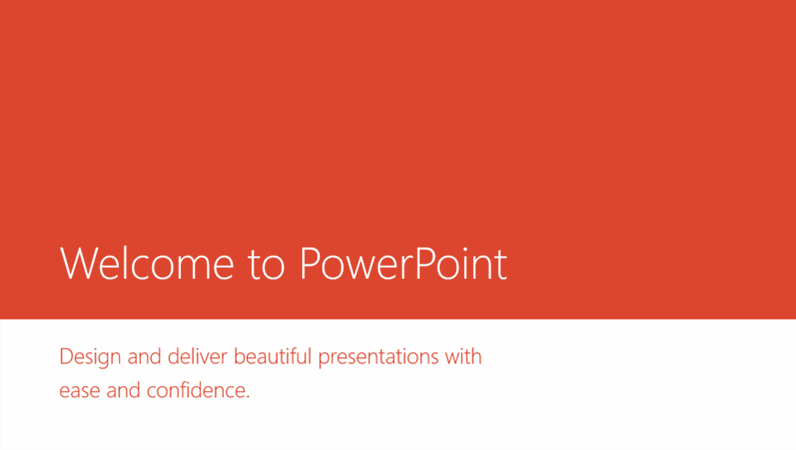 Welcome to PowerPoint 2013