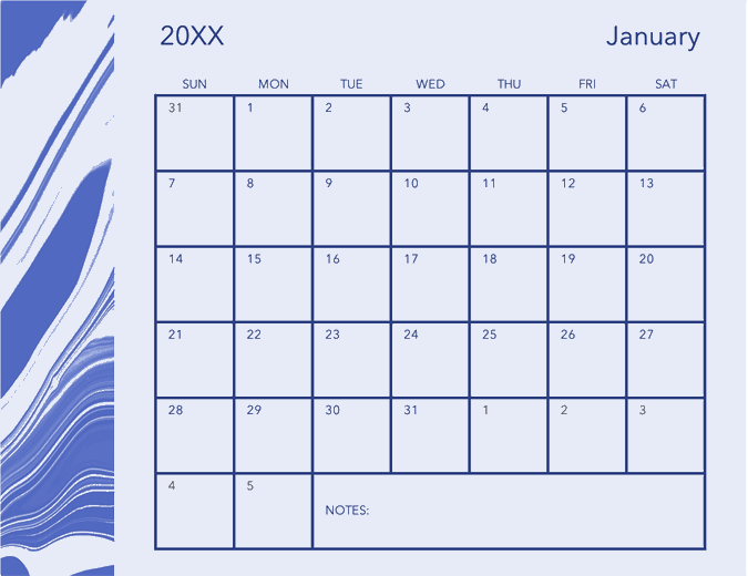 Any year calendar (Ion theme)