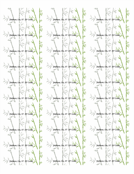 Avery template 5160