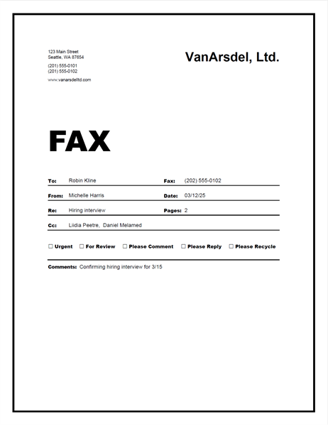 fax cover sheet pdf for mac