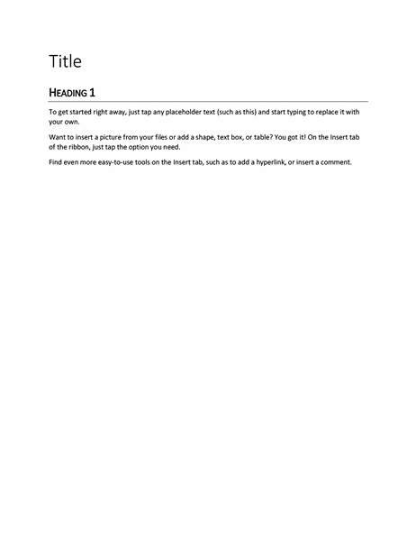 Report design (blank)
