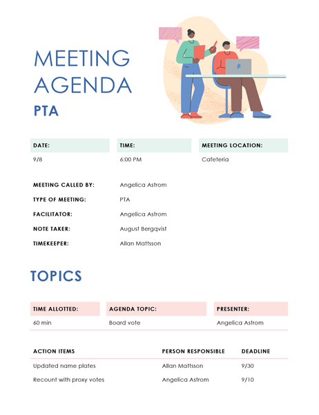 project meeting minutes template word