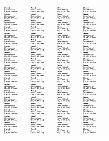 how to use microsoft excel for address labels