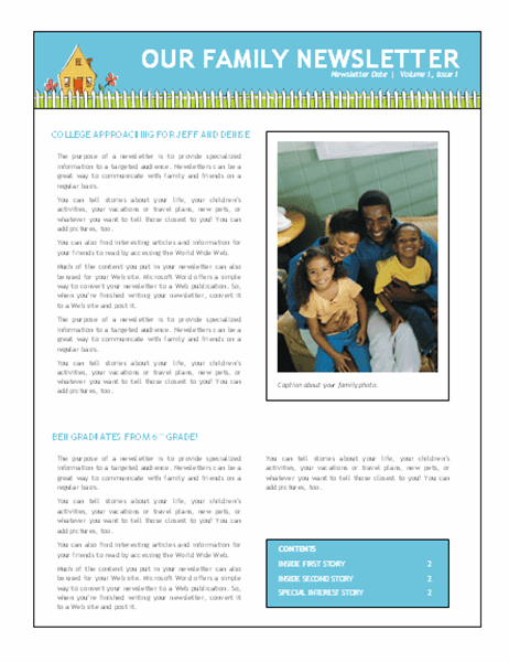 Family Newsletter