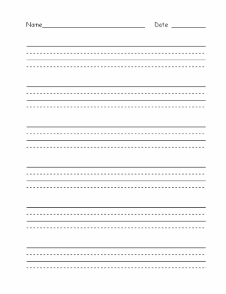 Handwriting practice paper (advanced)