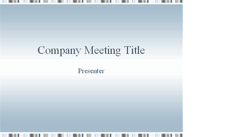 Company meeting presentation Company meeting presentation