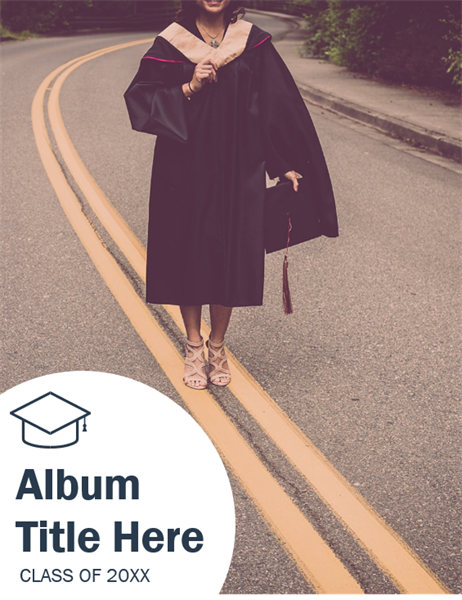 Graduation photo album (Textures design)